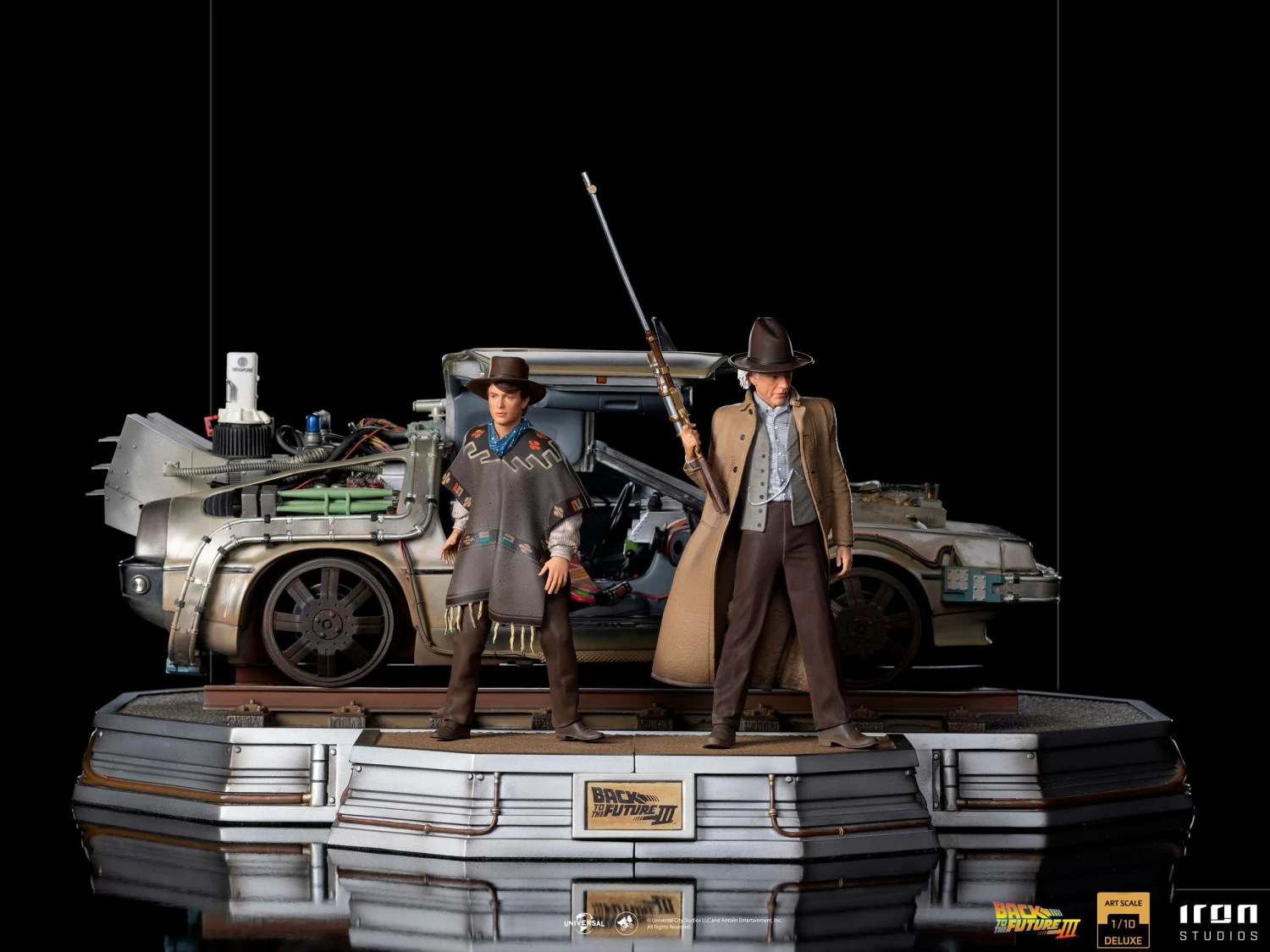 Iron Studios Back To The Future III Art Scale Statues 1-10 Full Set Deluxe - Image 6