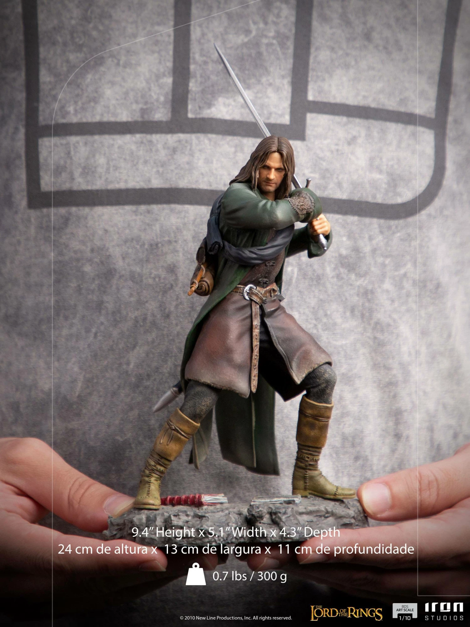 Iron Studios BDS Art Scale Statue 1-10Scale Lord Of The Rings Aragon - Image 4