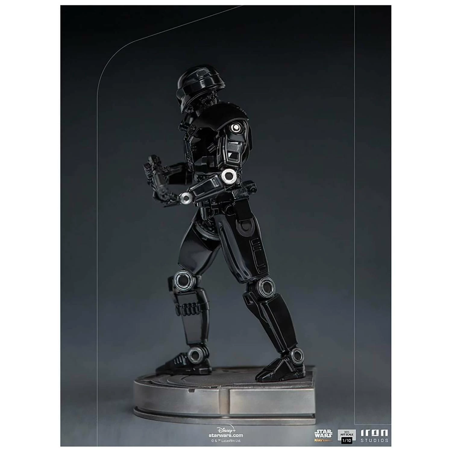 Iron Studios Star Wars The Mandalorian Art Scale Statue 1/10 Dark Trooper - Image 8