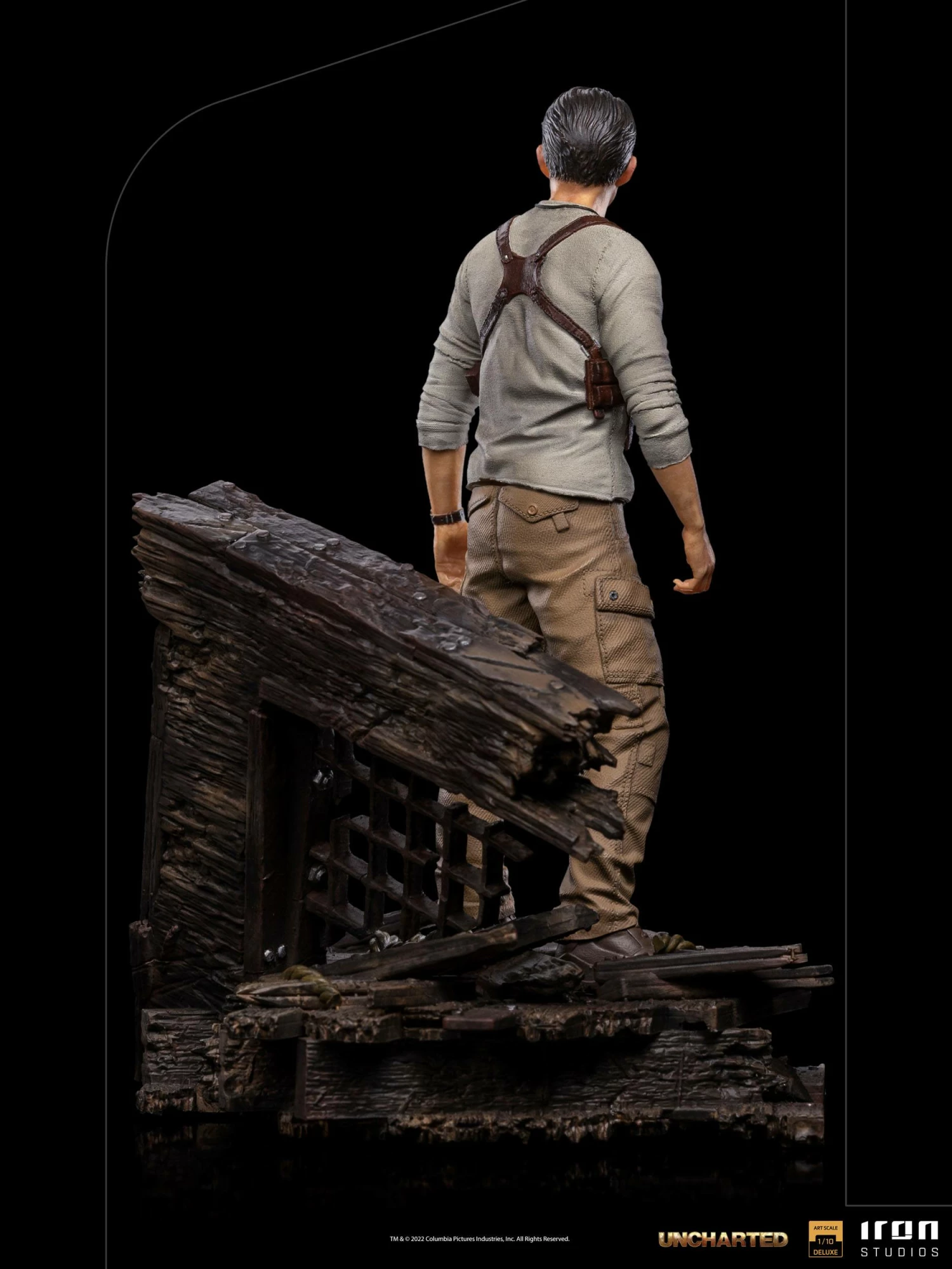 Iron Studios 1-10 BDS Deluxe Art Scale Statue Uncharted Nathan Drake - Image 7