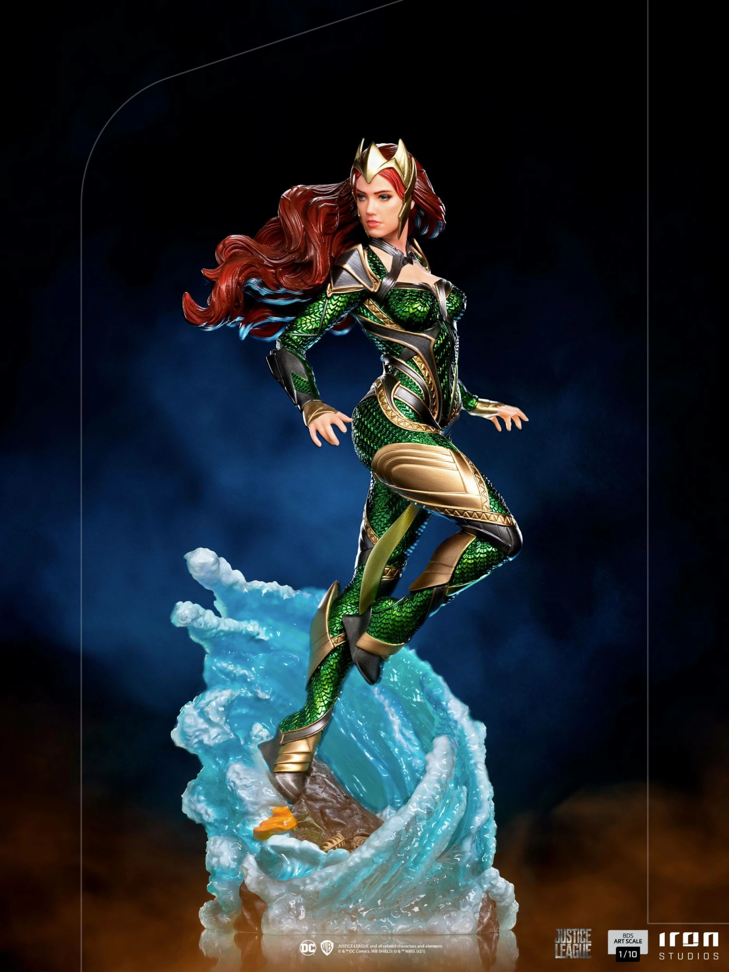 Iron Studios DC Zack Snyder's Justice League BDS Art Scale Statue 1-10 Mera - Image 2