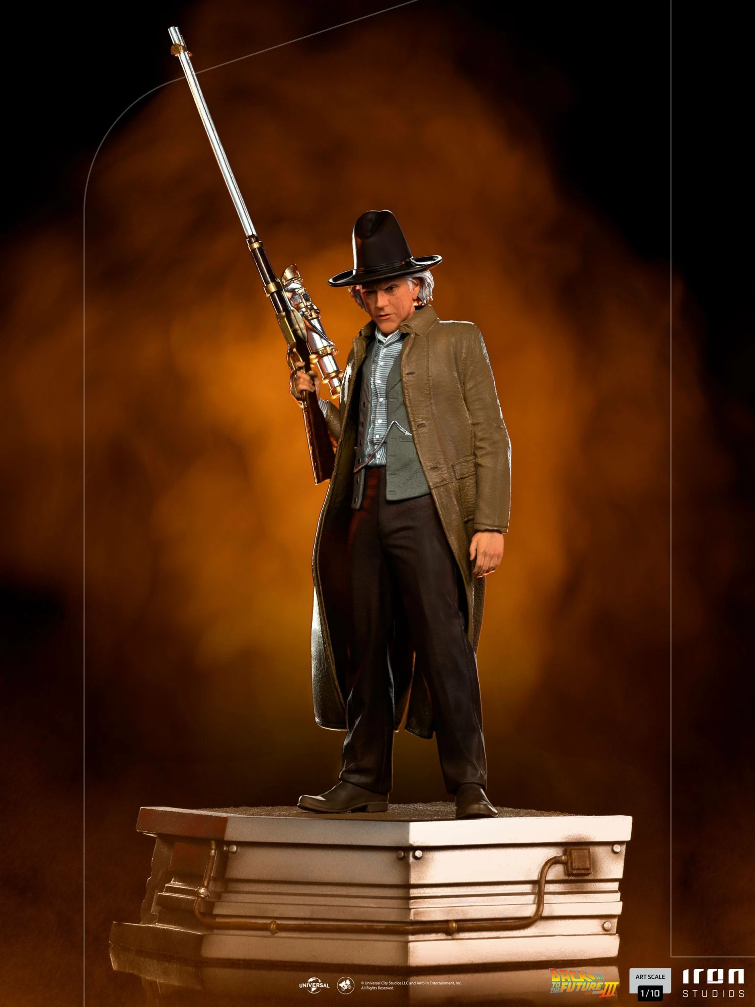 Iron Studios Back To The Future III Art Scale Statue 1-10 Doc Brown - Image 2