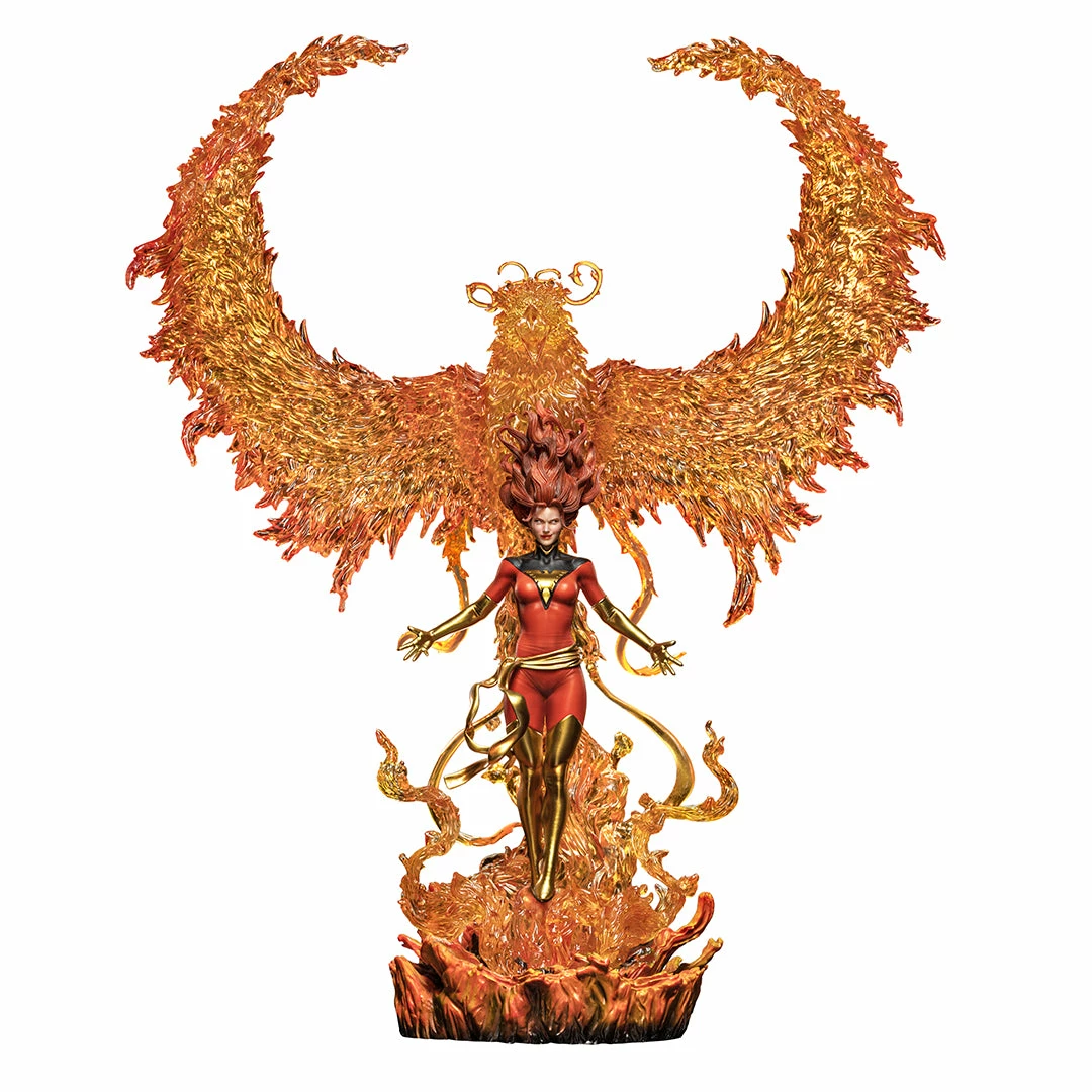 Iron Studios 1-10 BDS Deluxe Art ScaleStatue Marvel Comics Phoenix - Image 8