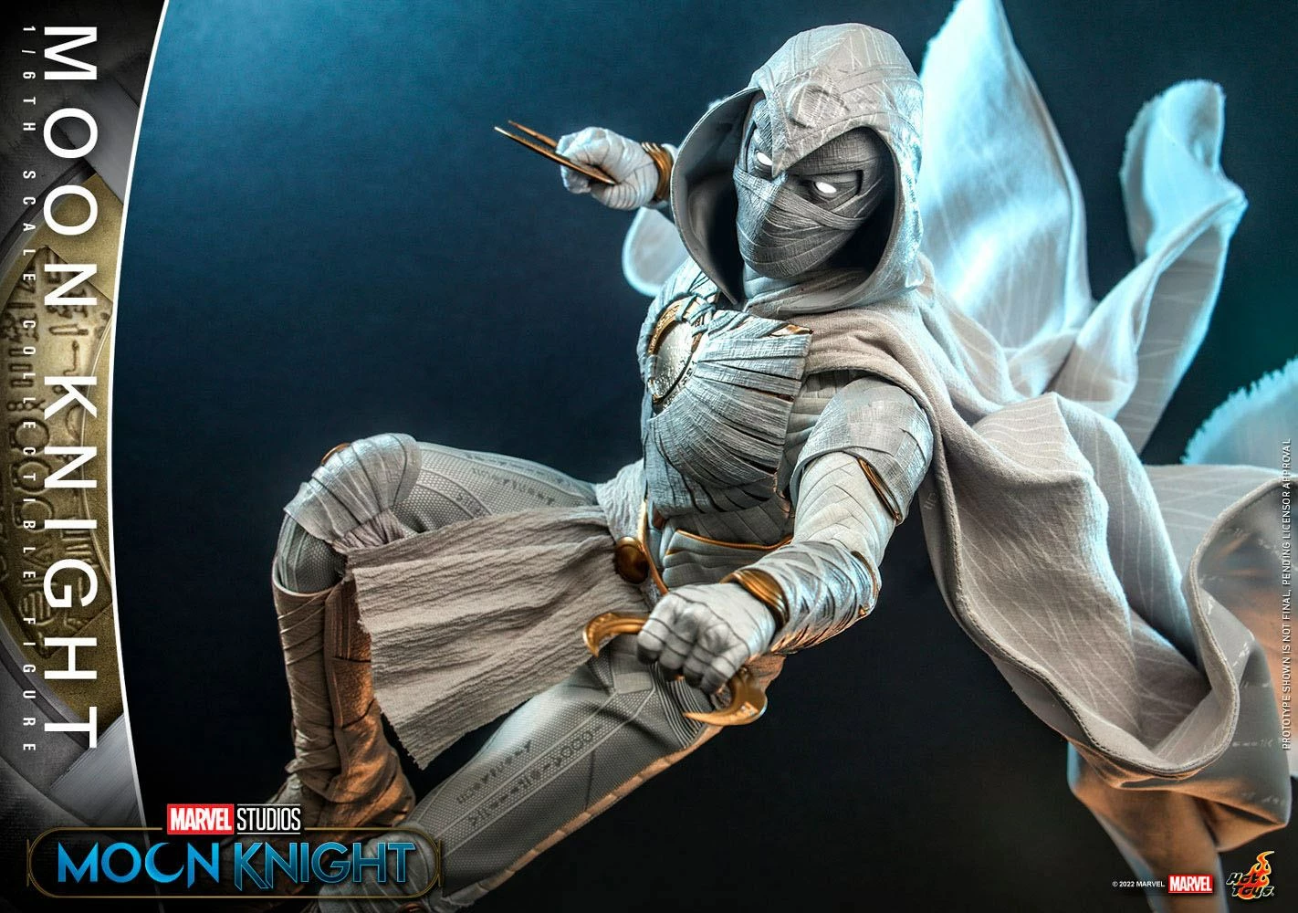 Hot Toys Marvel Comic Masterpiece Action Figure 1-6 Moon Knight 29 Cm - Image 7