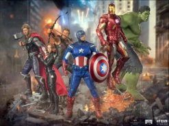 Iron Studios 1-10 Scale The Infinity Saga Battle Of NY Complete Set