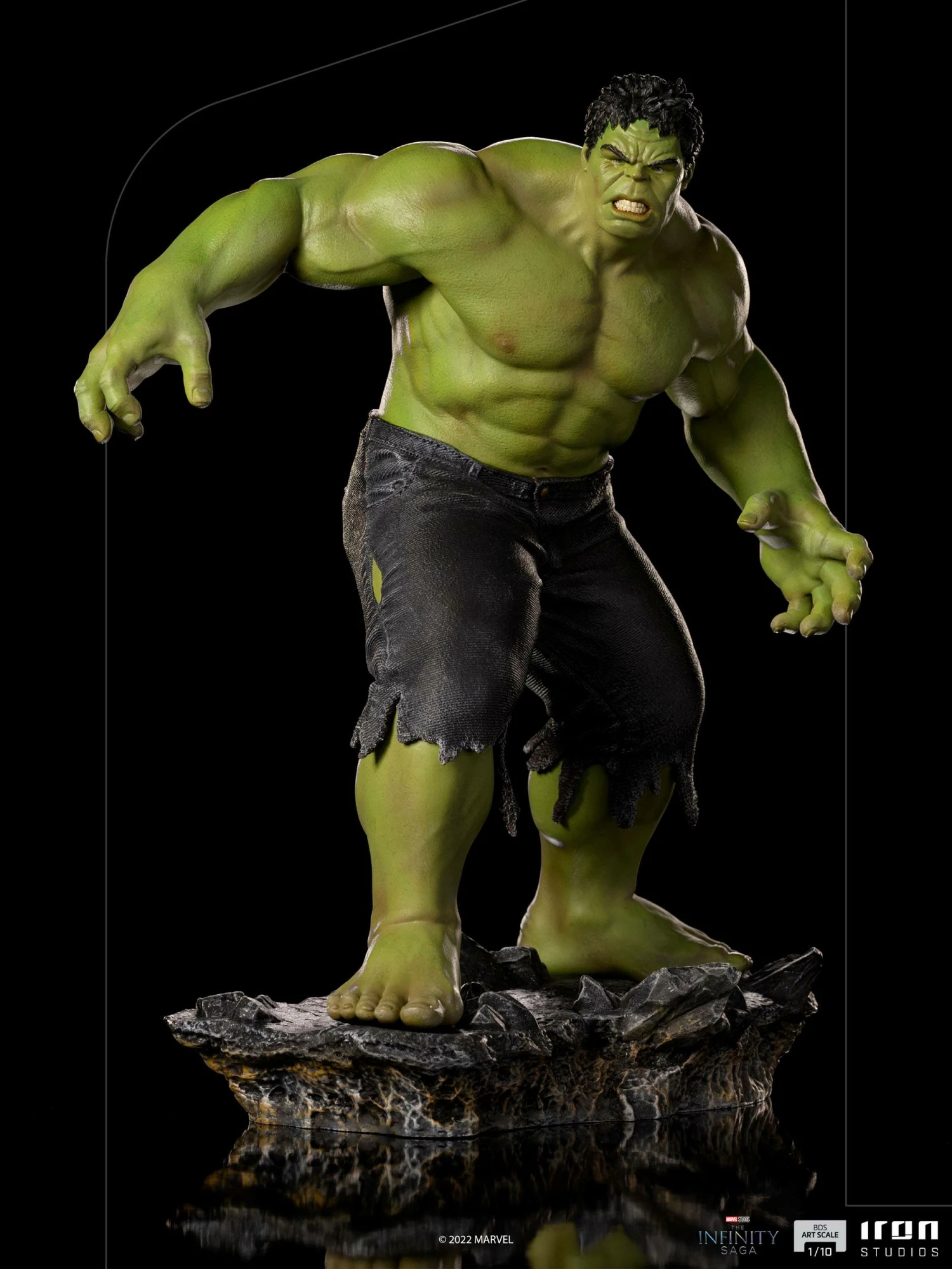 Iron Studios Marvel Avengers The Infinity Saga 1/10 BDS Art Scale Figure Hulk Battle Of NY - Image 5