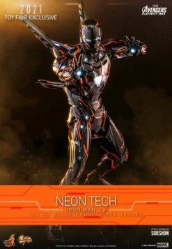 Hot Toys Marvel Iron Man Mark 50 Neon Tech - Orange Version 1/6 Scale