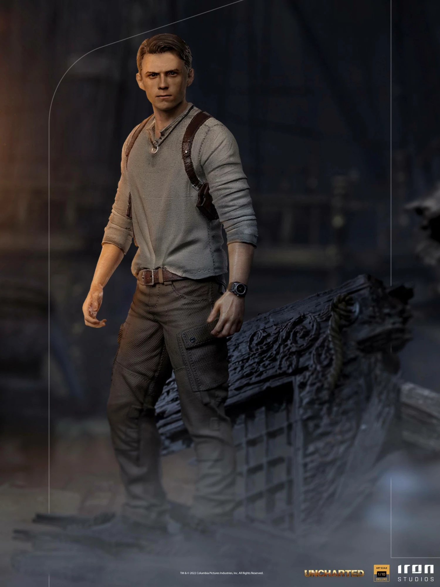 Iron Studios 1-10 BDS Deluxe Art Scale Statue Uncharted Nathan Drake - Image 3