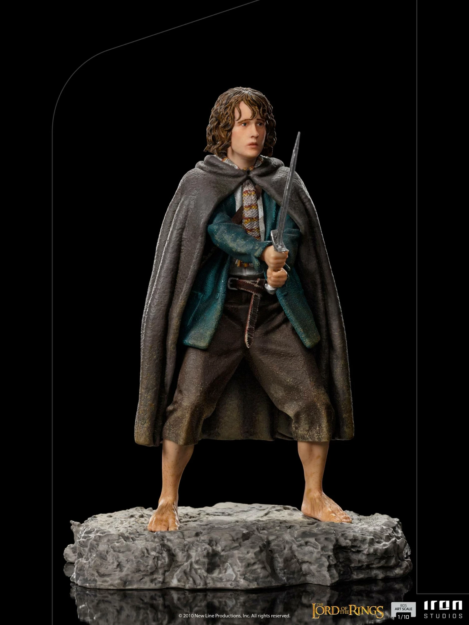 Iron Studios BDS Art Scale Statue 1-10Scale Lord Of The Rings Pippin - Image 6