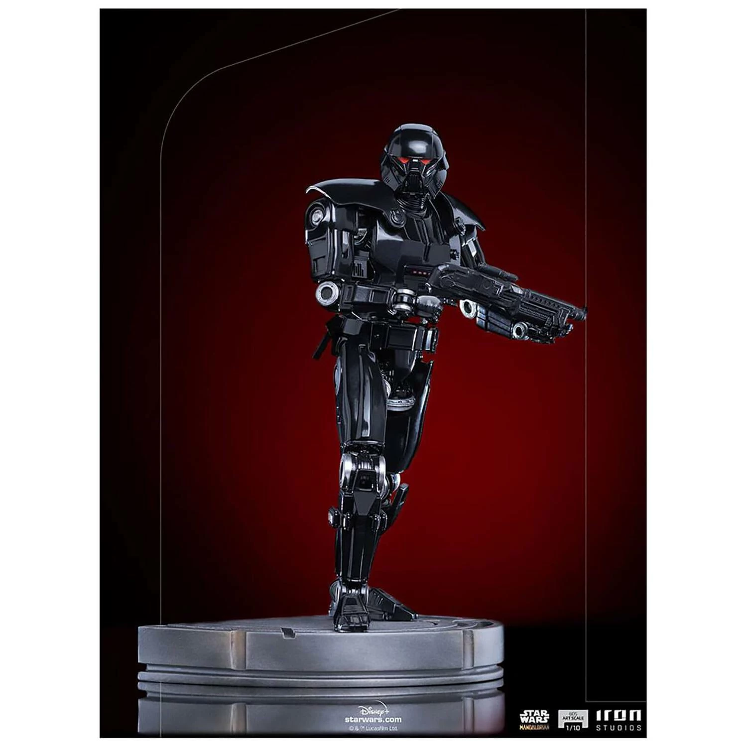 Iron Studios Star Wars The Mandalorian Art Scale Statue 1/10 Dark Trooper - Image 4