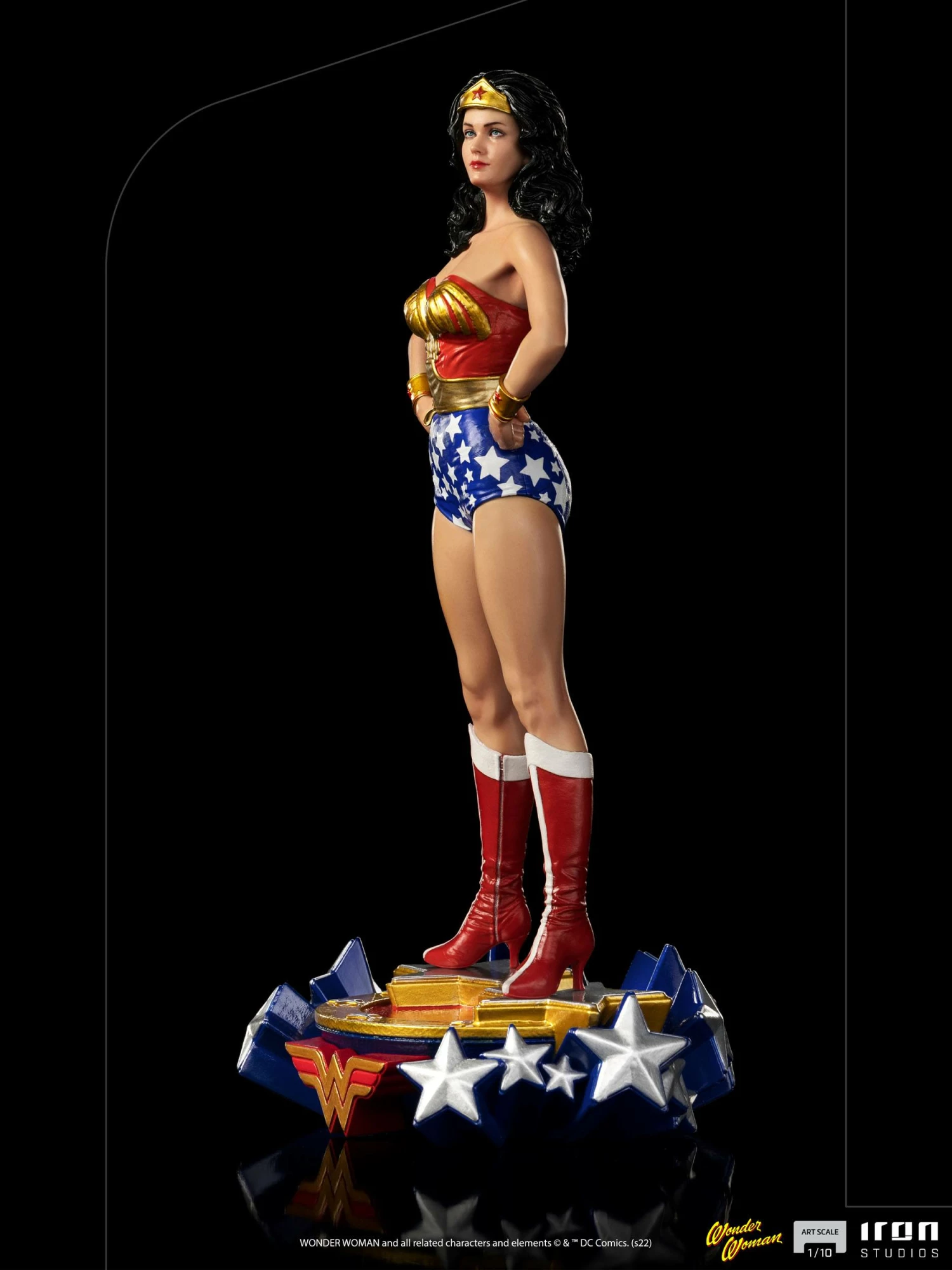 Iron Studios Wonder Woman Lynda Carter 1/10 Art Scale Limited Edition Statue - Image 5
