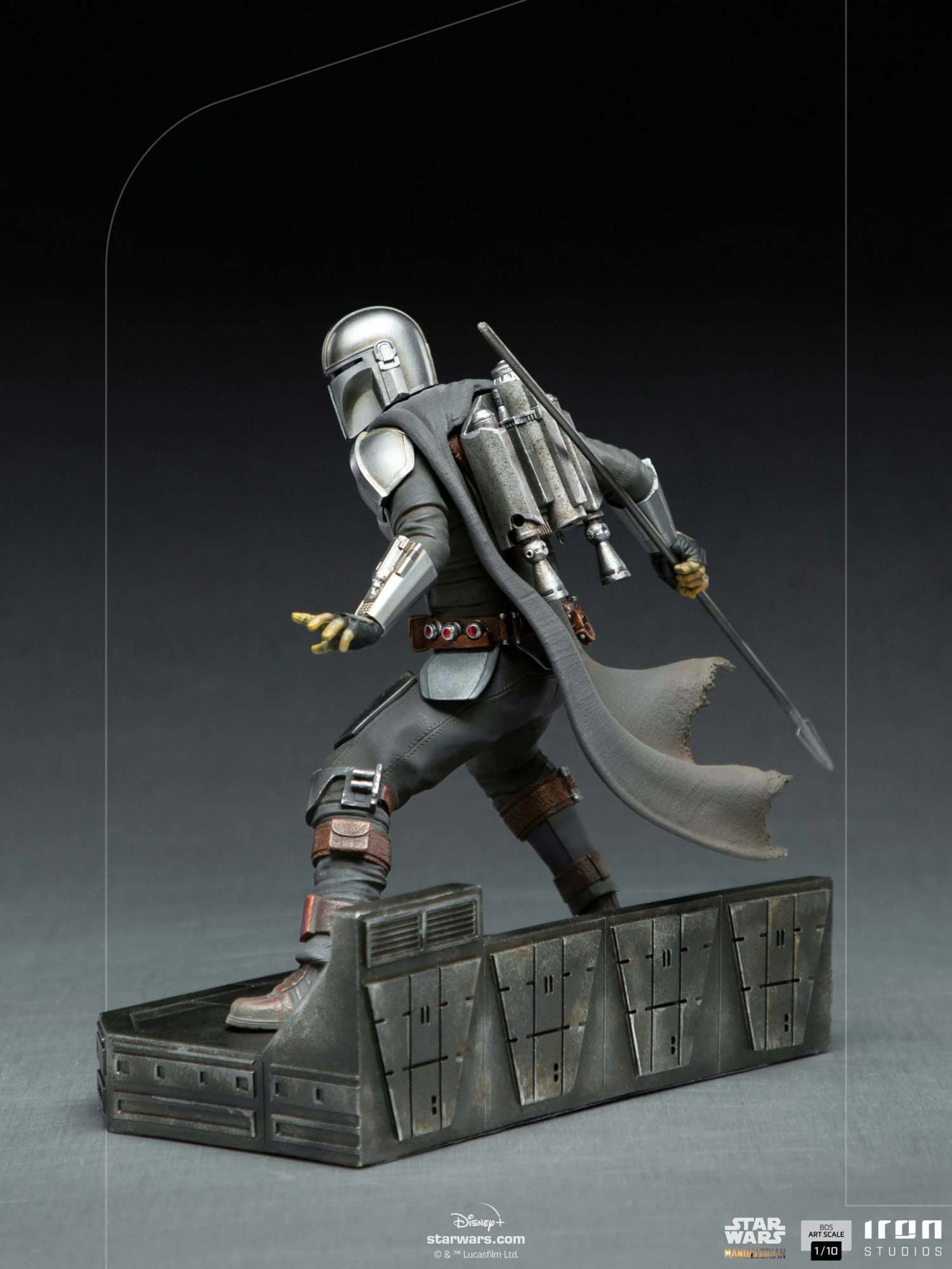 Iron Studios Star Wars The Mandalorian BDS Art Scale Statue 1/10 Mandalorian - Image 12