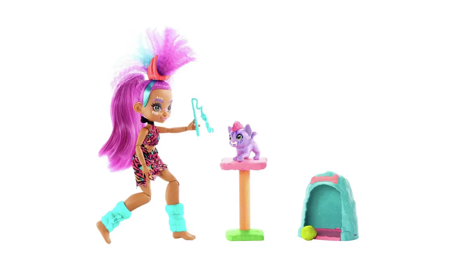 Cave Club Wild About Cats Playset & Roaralai Doll - Image 5