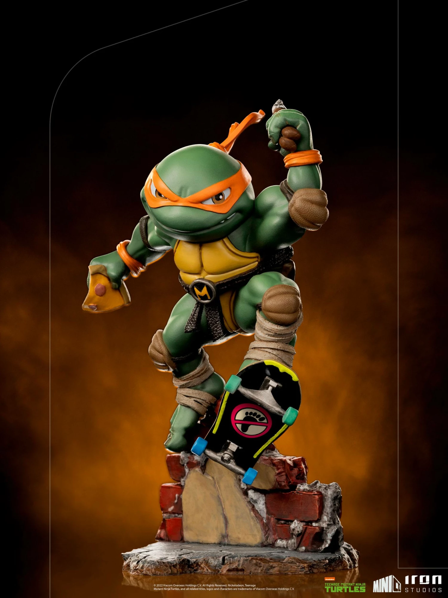 Iron Studios Teenage Mutant Ninja Turtles Mini Co. PVC Figure Michelangelo - Image 2