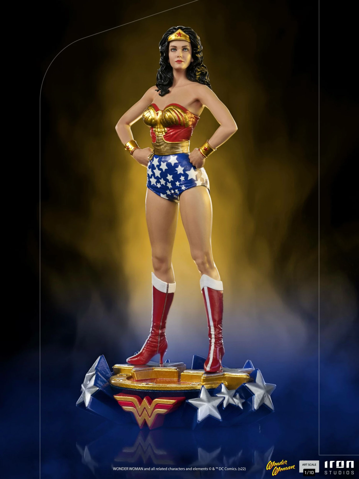 Iron Studios Wonder Woman Lynda Carter 1/10 Art Scale Limited Edition Statue - Image 2