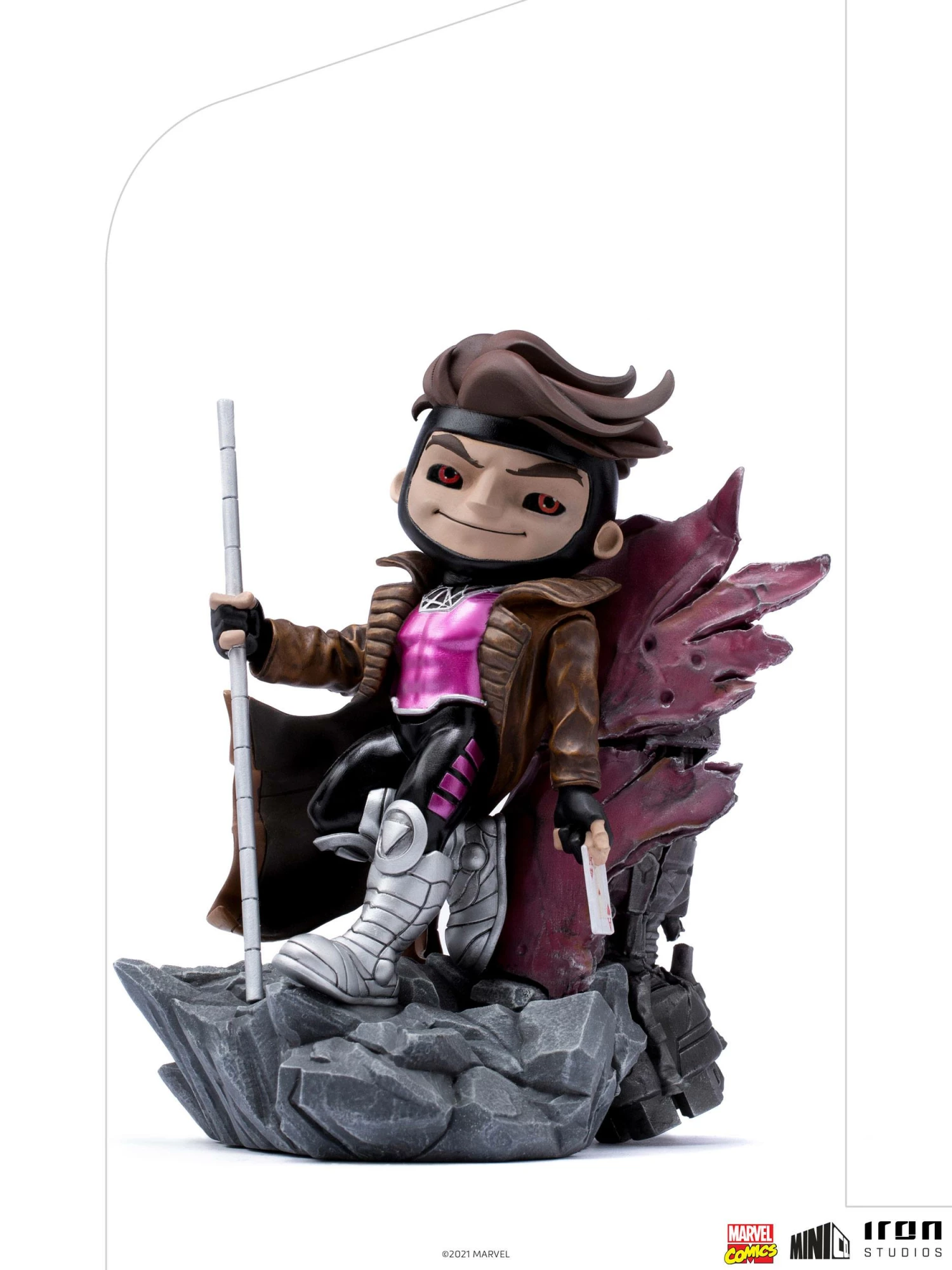 Iron Studios Marvel Comics Mini Co. Deluxe PVC Figure Gambit (X-Men)