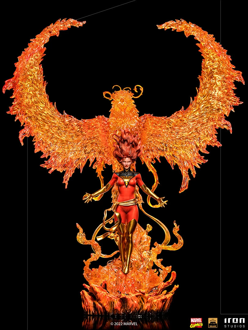 Iron Studios 1-10 BDS Deluxe Art ScaleStatue Marvel Comics Phoenix - Image 7