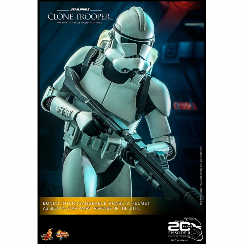Hot Toys Star Wars Attack Of The Clones 20th Anniversary 1:6 Clone Trooper - Image 8