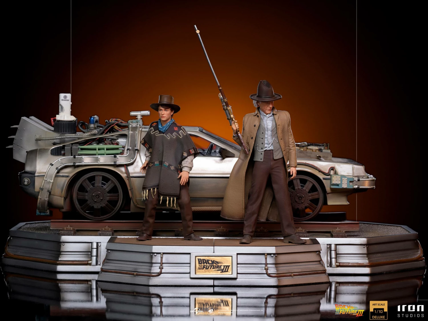 Iron Studios Back To The Future III Art Scale Statues 1-10 Full Set Deluxe - Image 7