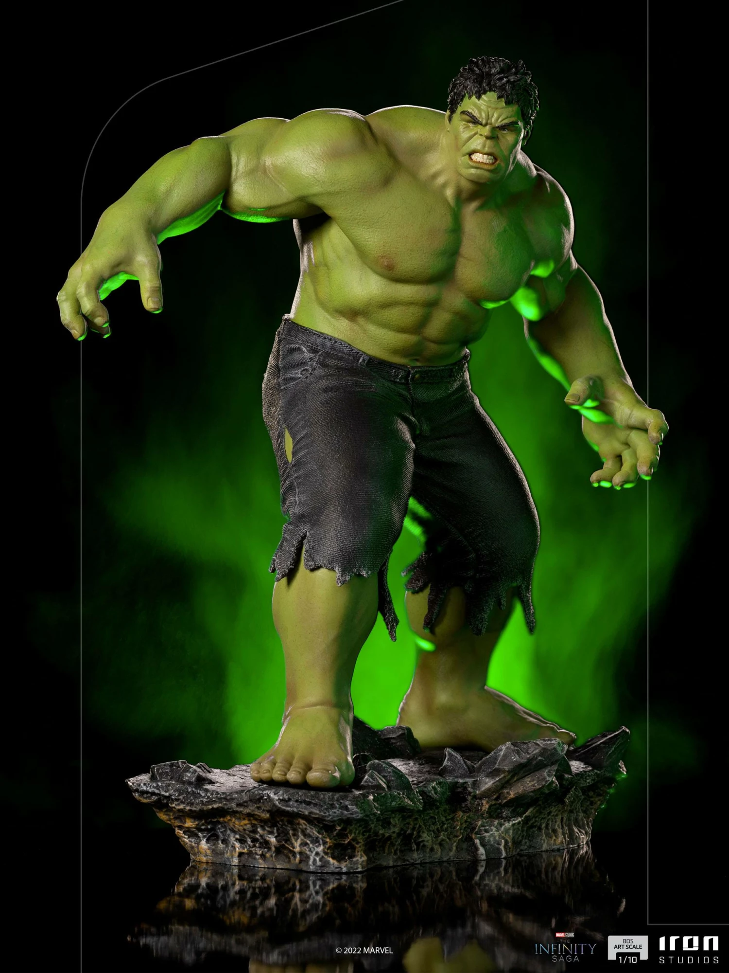 Iron Studios Marvel Avengers The Infinity Saga 1/10 BDS Art Scale Figure Hulk Battle Of NY - Image 2