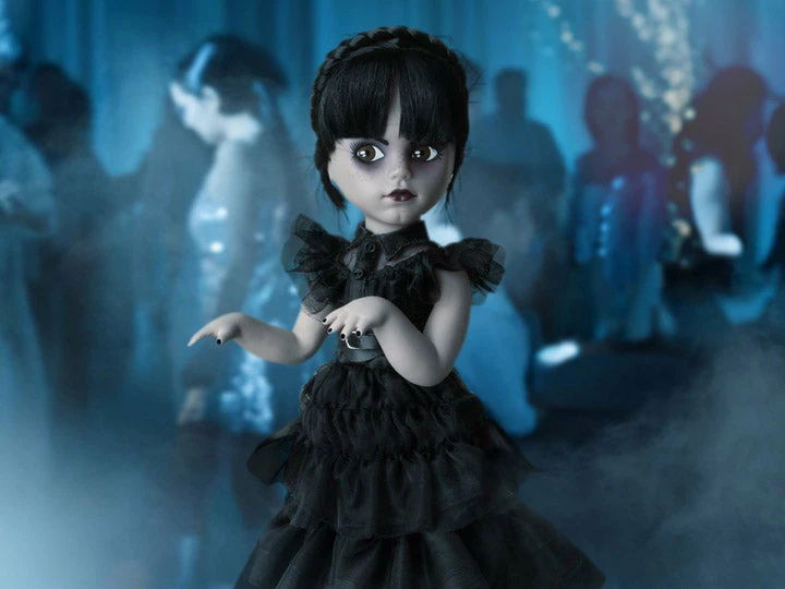 Mezco Living Dead Dolls Adams Family Wednesday Addams (Dancing) - Image 10