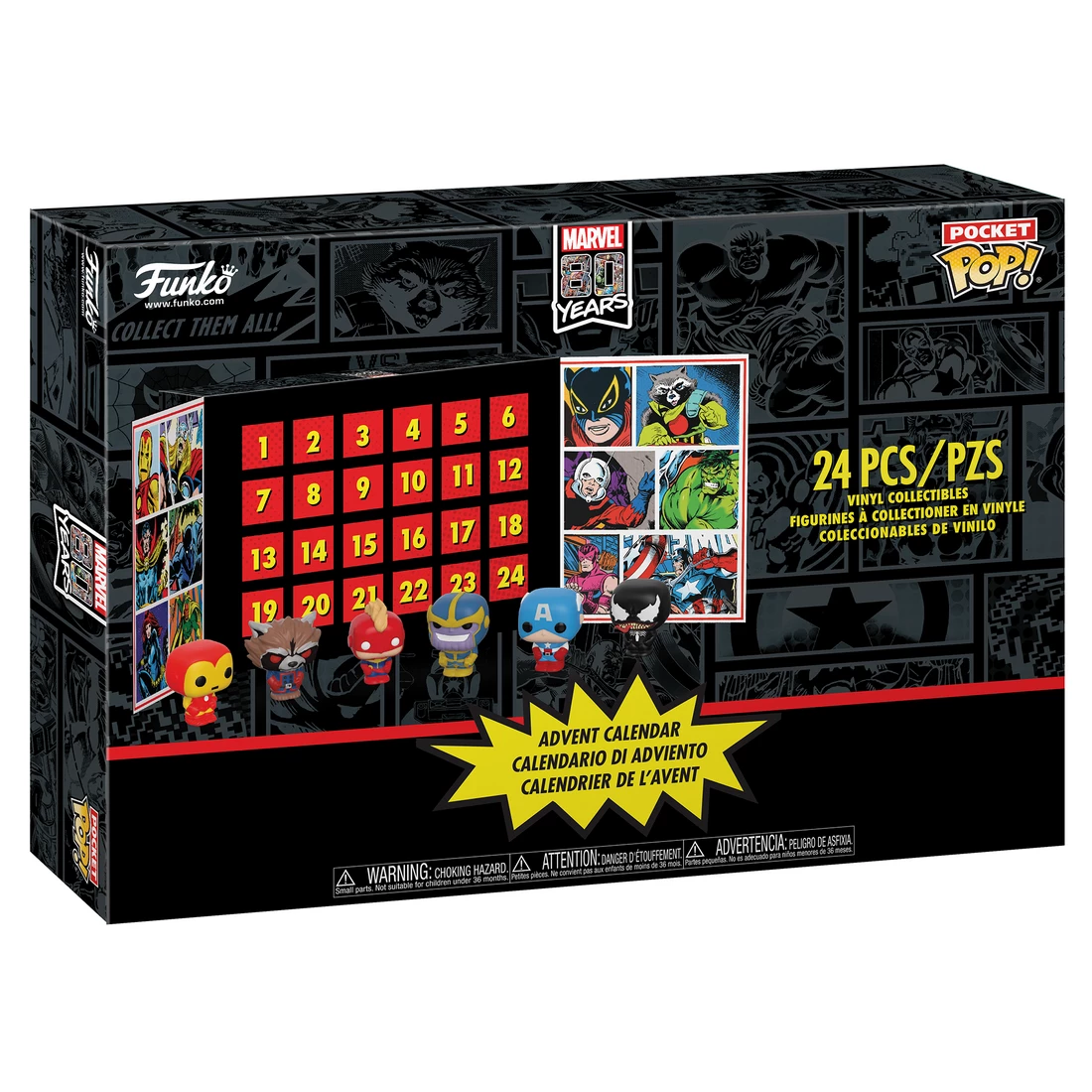 Marvel 80th Anniversary Pocket Pop! Advent Calendar