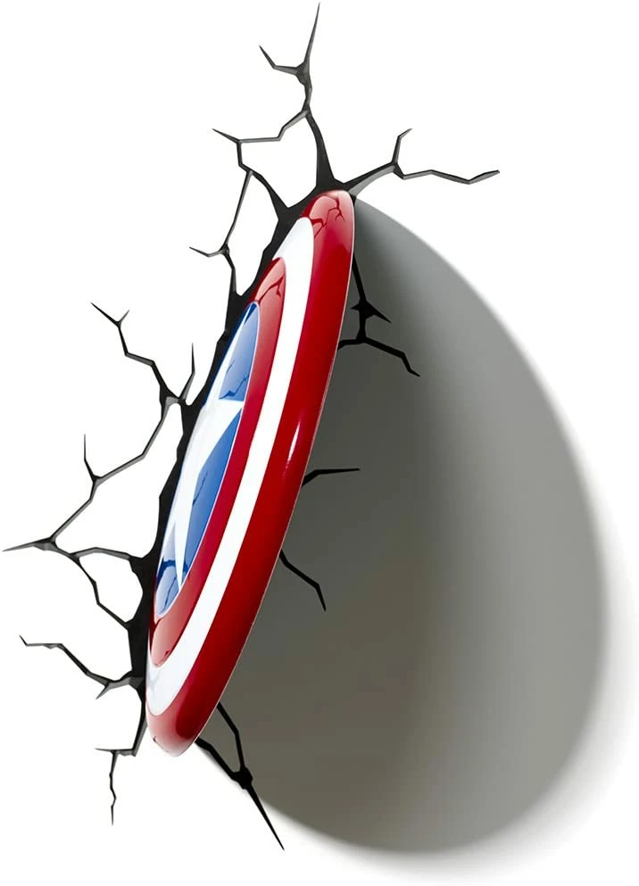 Marvel Captain America Shield 3D Wall-Mounted Deco Light - Image 4