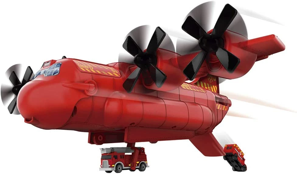 Micro Machines Fire And Rescue Transporter Cargo Plane - Image 2
