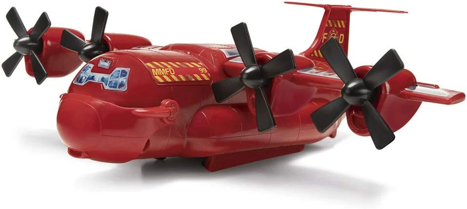 Micro Machines Fire And Rescue Transporter Cargo Plane - Image 4