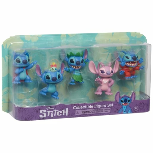 Disney Stitch 5 Pack Collectors Figure Set - Image 3