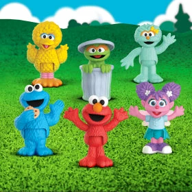 Sesame Street Neighbourhood Friends Poseable Figures 6 Pack - Image 2