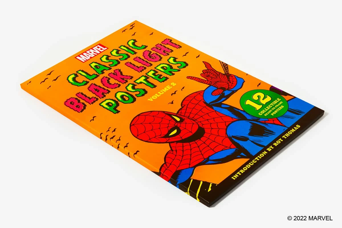 Chronicle Books Marvel Classic Black Light Collectables Poster Portfolio - Image 7