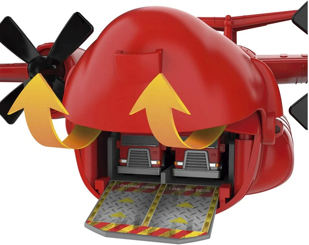 Micro Machines Fire And Rescue Transporter Cargo Plane - Image 5