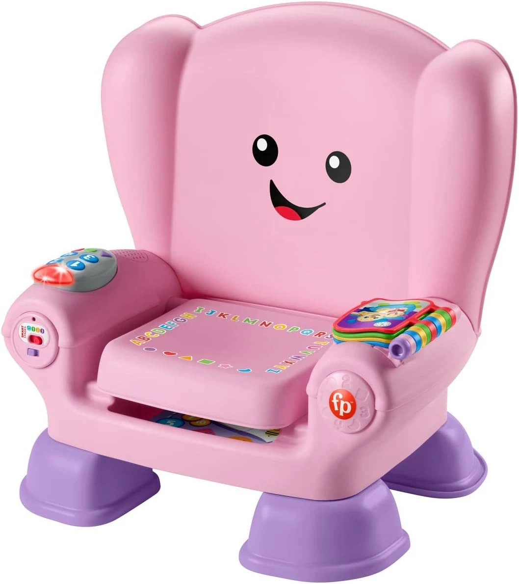 Fisher-Price Laugh & Learn Smart Stages Pink Chair - Image 2