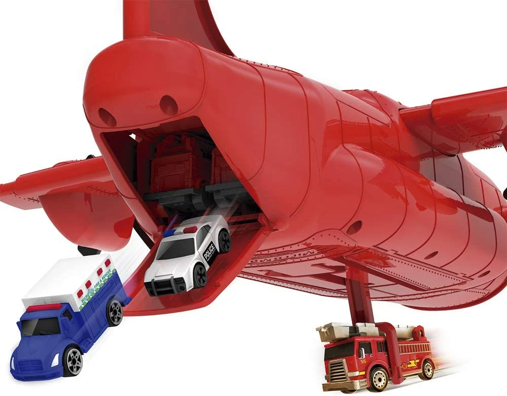 Micro Machines Fire And Rescue Transporter Cargo Plane - Image 3