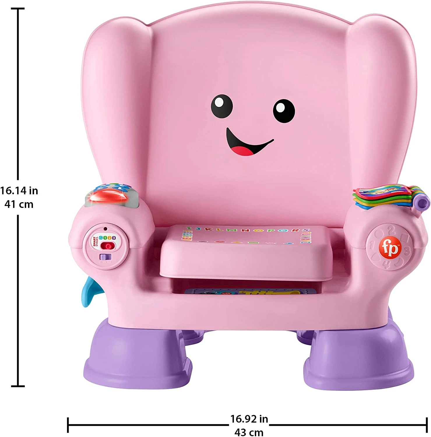 Fisher-Price Laugh & Learn Smart Stages Pink Chair - Image 6