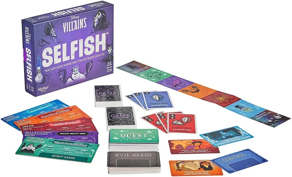 Chronicle Books Selfish Disney Villains Edition Strategy Card Game - Image 2