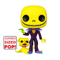 Jack Skellington With Zero 10" Nightmare Before Christmas Disney Jumbo Funko Pop! Vinyl Figure