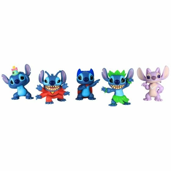 Disney Stitch 5 Pack Collectors Figure Set - Image 4