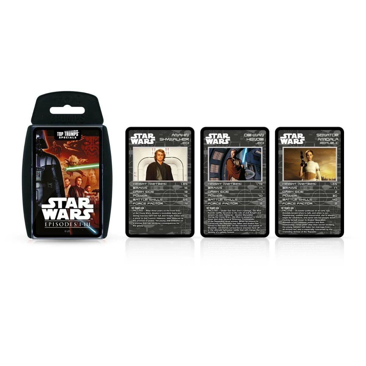 Star Wars Episodes 1-3 Top Trumps Card Game - Image 2