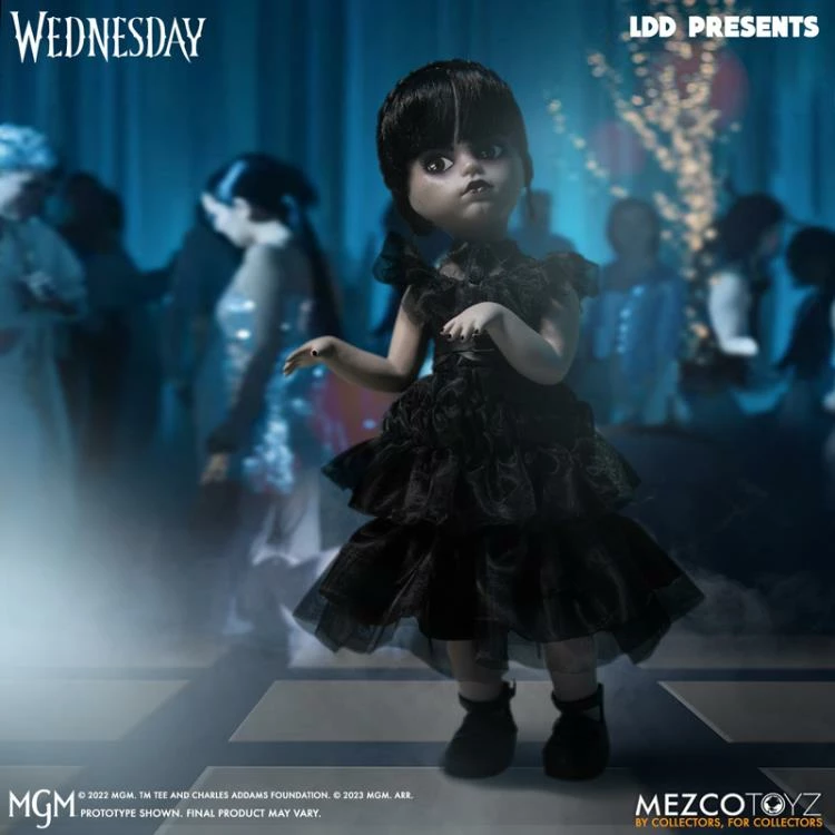 Mezco Living Dead Dolls Adams Family Wednesday Addams (Dancing) - Image 4
