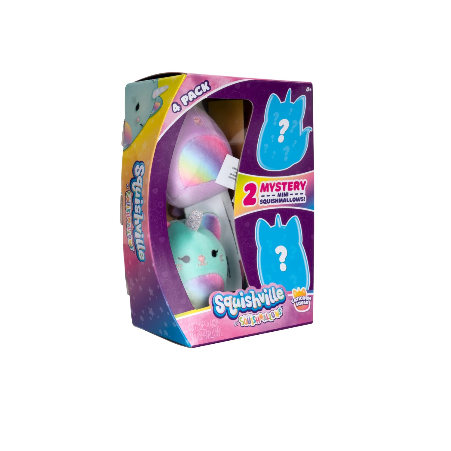 Squishville Mini-Squishmallow 4 Pack - Caticorn Squad - Image 2