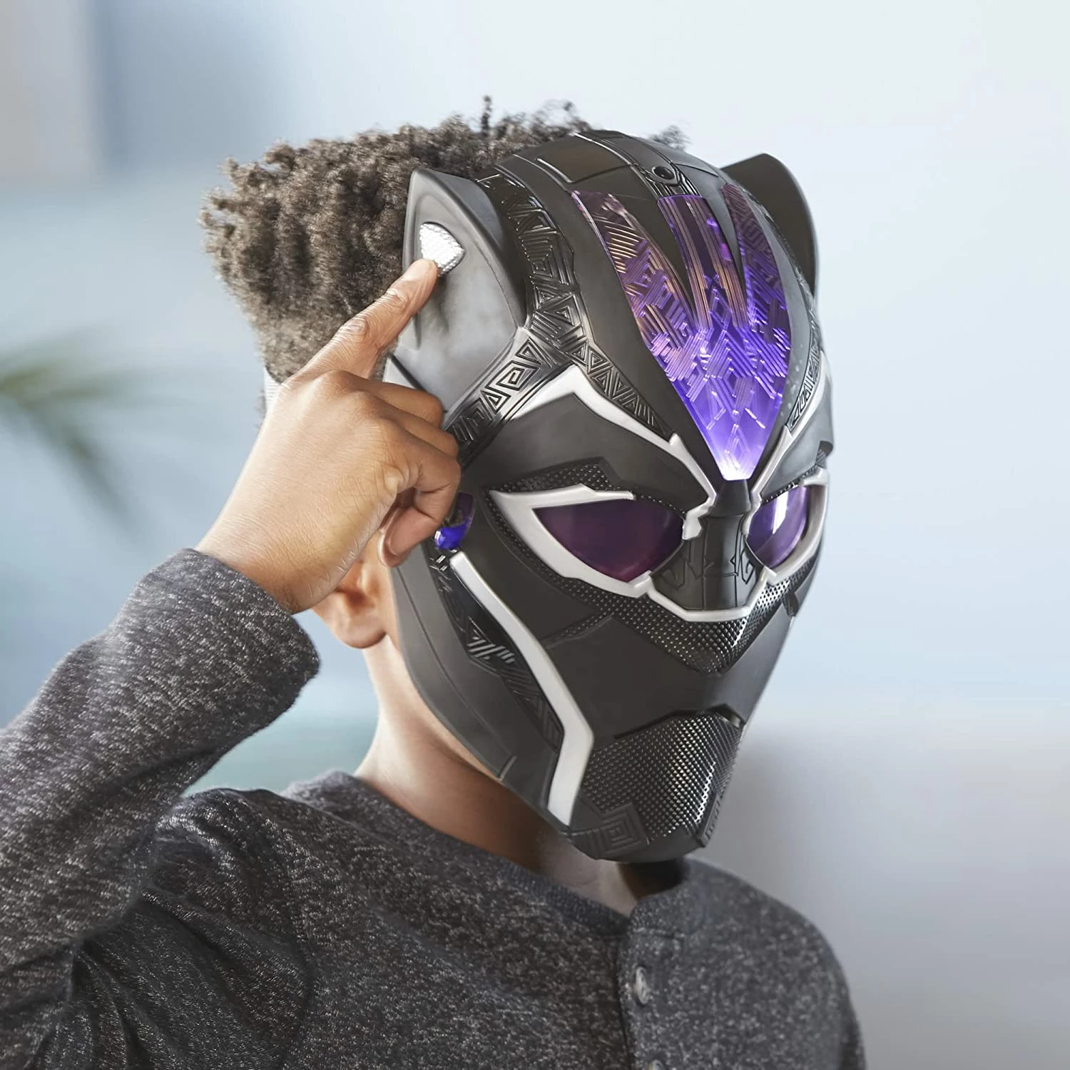 Marvel Black Panther Legacy Collection Vibranium Power FX Mask - Image 6