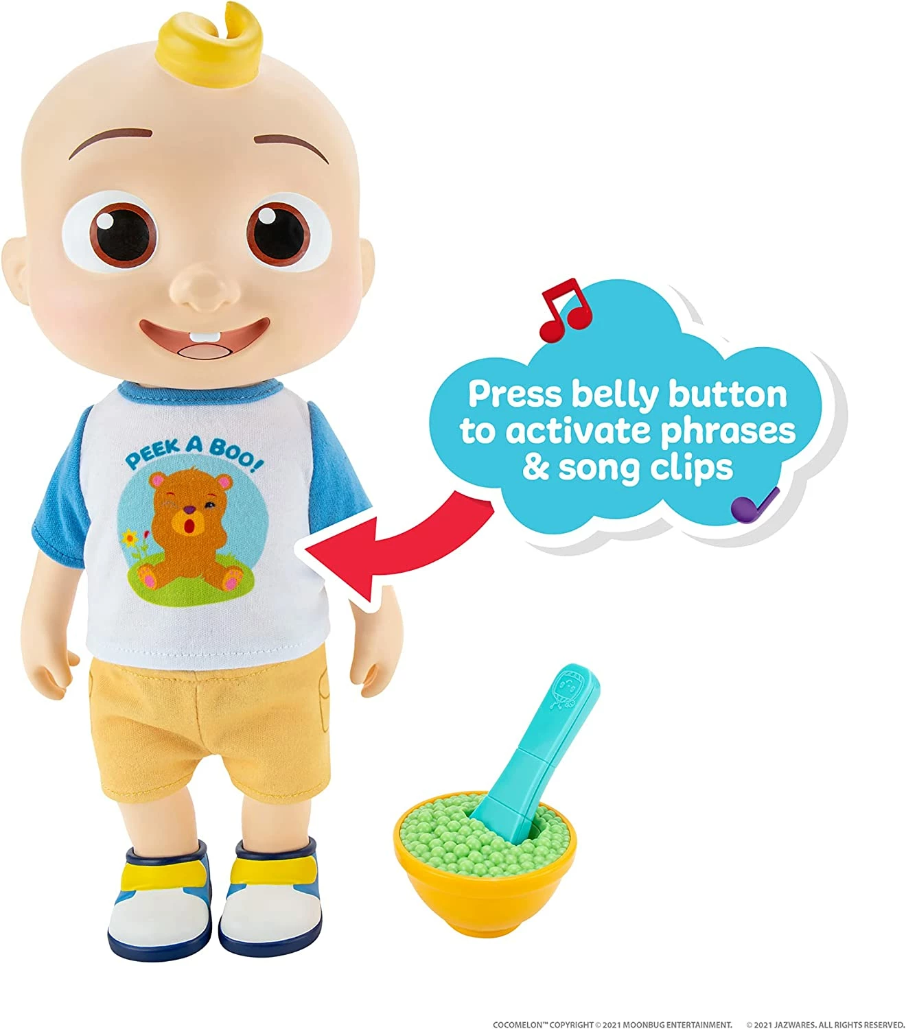 Cocomelon Deluxe Interactive JJ Doll - Image 6