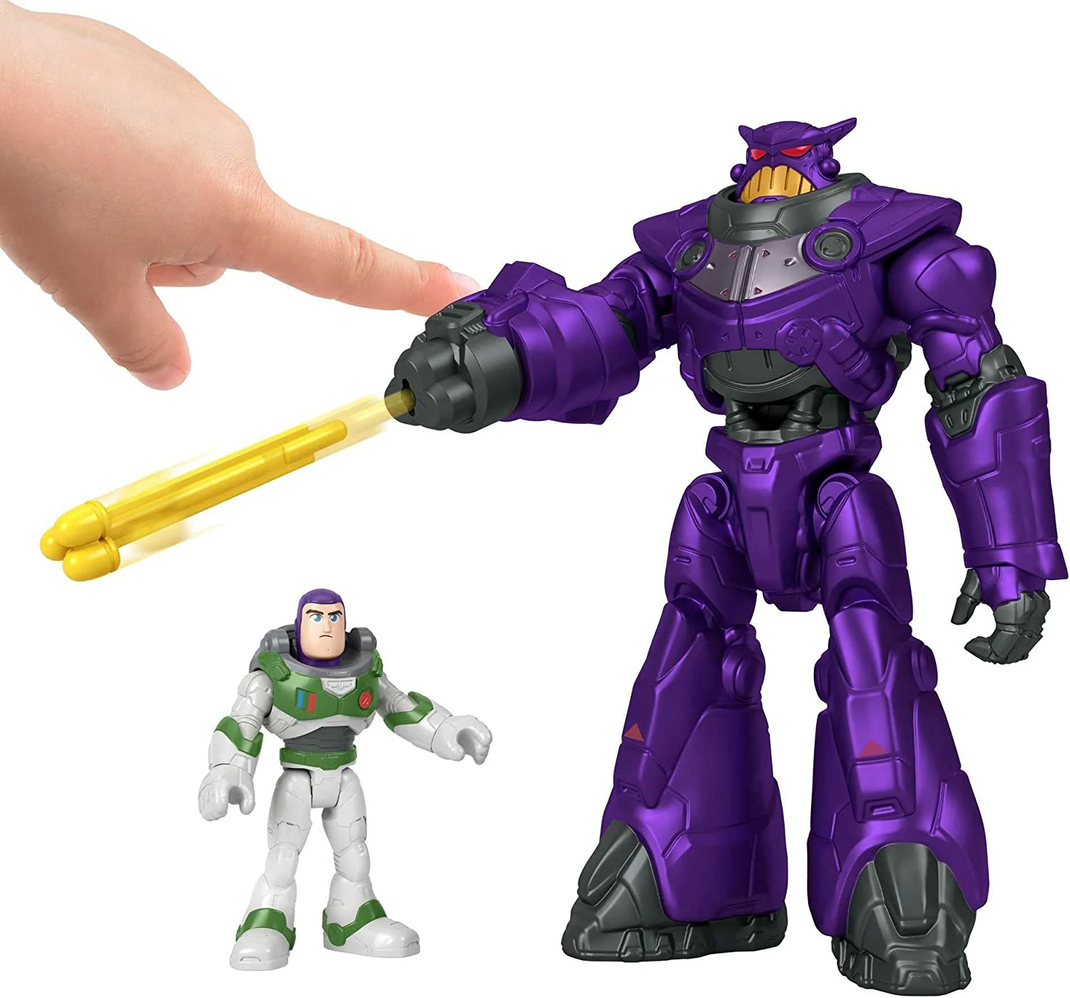 Disney Pixar Lightyear Imaginext Battle Blast Zurg With Buzz - Image 2