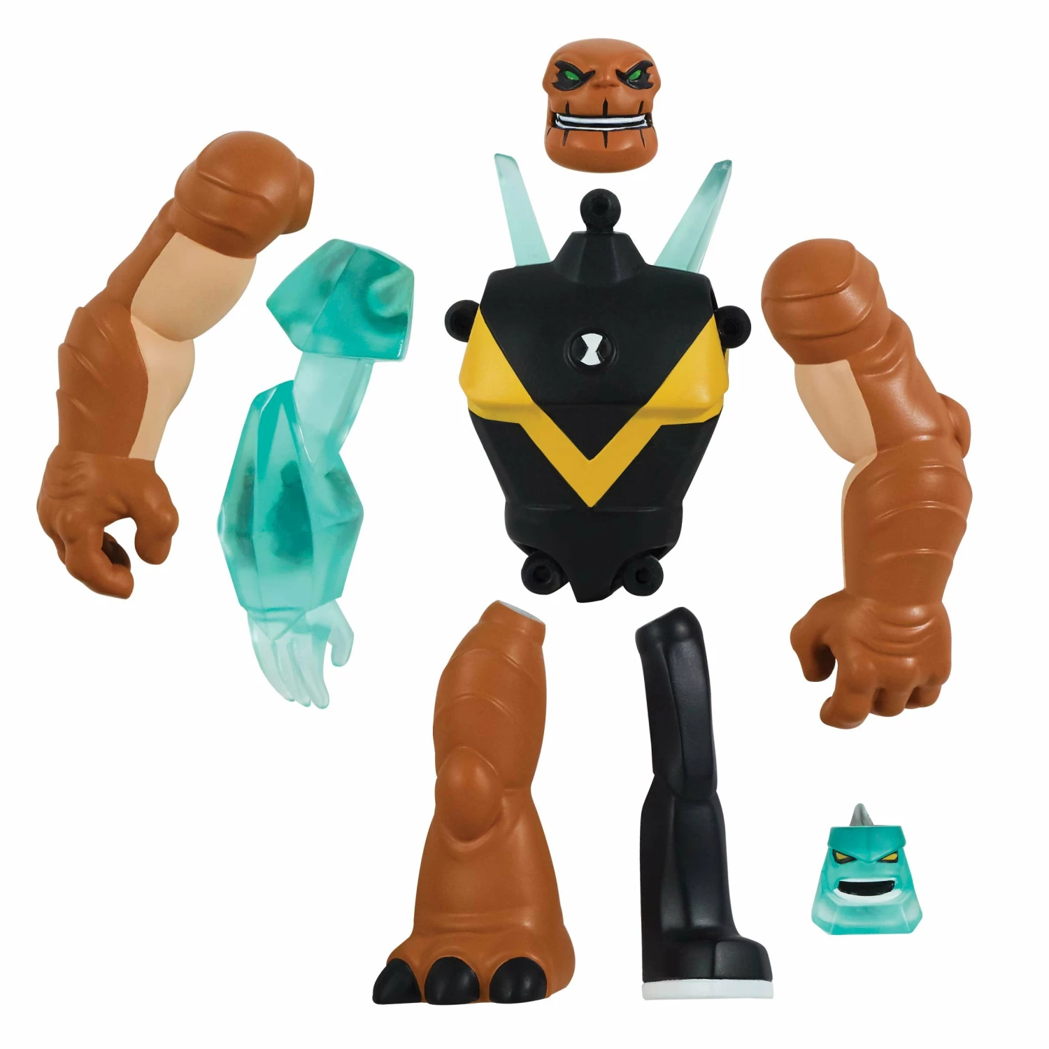 Ben 10 Omni-Glitch Diamondhead Humungousaurus Figure - Image 2