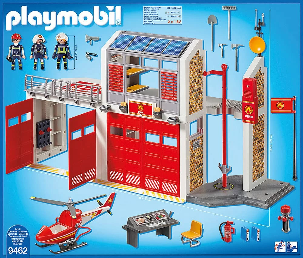 Playmobil City Action 9462 Fire Station With Fire Alarm - Image 3