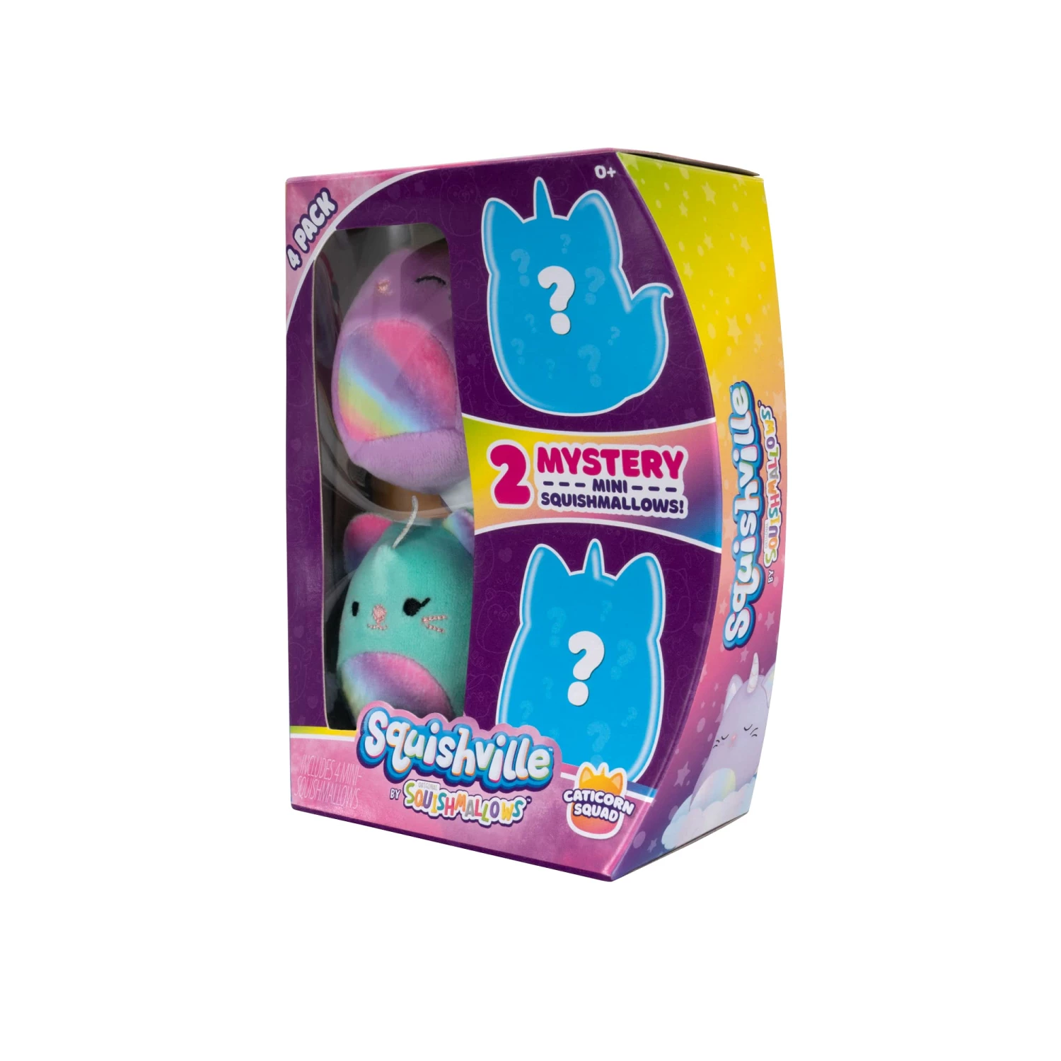 Squishville Mini-Squishmallow 4 Pack - Caticorn Squad - Image 3