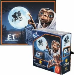 E.T. The Extra-Terrestrial Over The Moon 1000pc Jigsaw Puzzle