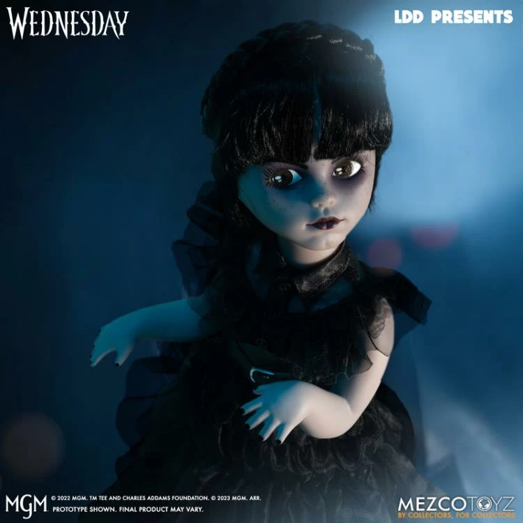 Mezco Living Dead Dolls Adams Family Wednesday Addams (Dancing) - Image 7